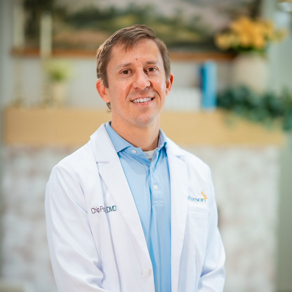 Headshot of Dr. Chip Patterson, DMD, dentist at Patterson & Co Dental Care in Hoschton, GA