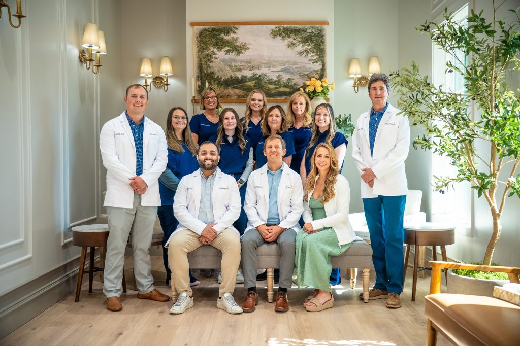 Patterson & Co Dental Care team gathered in the Hoschton, GA dental office